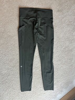 lululemon athletica Olive Green High-Rise Leggings